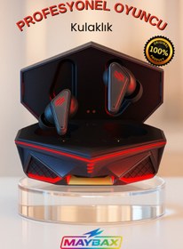 Resim esmelen Oyunlarda Ses Kasma Ve Ses Gecikmesi Sorununa Çare K-98 Kulak Içi Kablosuz Kulaklık Led Işıklı Kutu 