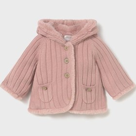 Resim Mayoral Newborn Ponponlu Triko Hırka Pembe Pembe 