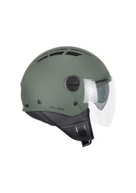 Resim Cgm 116a Aır Açık Kask Yeşil Uzun Vizör Güneş Vizörlü 