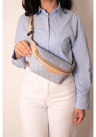 Resim Silver Polo Sp1192 Kadın Bel Çantası Monogram Mavi-ten 