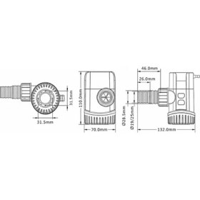 Resim Seaflo Çek Valfli Sintine Pompası 800 Gph 12V 