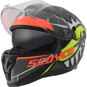 Resim Scoyco Ff-869-Full Face Kask (Shark) 
