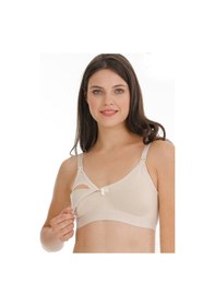 Resim Parlingerie Hamile Emzirme Sütyeni Dantelli Kapsız Ten Ten Rengi 