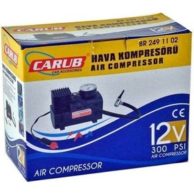 Resim 12v Hava Kompresörü 300 Psi Siyah Br2491102 