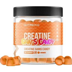 Resim Creatine Jelibon Amino Asit 90 Gummy 30 Servis Portakal Gummy Karışık 