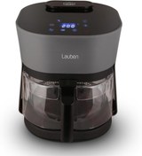 Resim Lauben Glass Steam Hava Fritözü 4,5 lt Cam Sepetli Buhar Fonksiyonlu Fritöz 