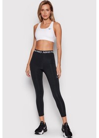Resim Nike Pro 365 Mid-rise Crop Training Legging Tight Fit Toparlayıcı Siyah Tayt 