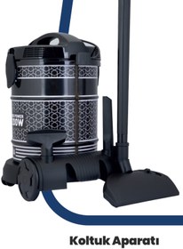 Resim Nikadu Orginal Turbomax18 Islak Kuru 2200 Watt 18 Litre Kapasiteli Geniş Metal Gövdeli Elektrikli Süpürge 