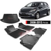 Resim Ford Fiesta Paspas Bagaj Havuzu 3D Rizline Set 2008-2013 Arası 
