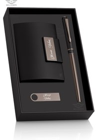 Resim MELL & SWIPE Hediyelik Kişiye Özel Kalem İsim Baskılı 16 Gb Usb Flash Bellek, Isme Özel Kartvizitlik Business Set 