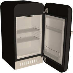 Resim Elektromarla 45 Litre Retro Minibar Mini Buzdolabı - Siyah 