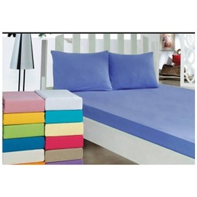 Resim Unisex Açık Mavi Çift Kişilik Çarşaf Takımı Çok Renkli 