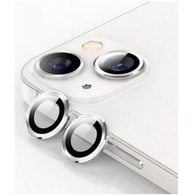Resim iPhone 13 Uyumlu Mercek Lens Kamera Koruyucu Gri 
