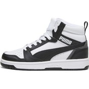 Resim Puma Rebound V6 Mid Jr Beyaz Kadın High Sneaker 000000000101992082 Beyaz 