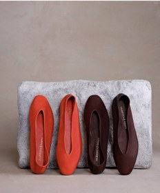 Resim Yargıcı Yüksek Yüzlü Düz Babet 25ykay4017x 043 Kırmızı 