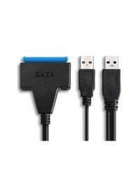 Resim Usb 3.0 To 2.5-3.5 İnç Sata Çevirici + 12 Volt Adaptör 