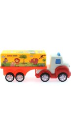 Resim Sürtmeli Mini Sevimli Sarı Tır 