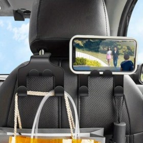 Resim İlkyaz Fashion Oto Koltuk Arkası Organizer Askılık Ve Telefon Tutucu 