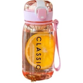 Resim Maryun Yaz Yaratıcı Taşınabilir Bardak Çocuk Öğrenciler Taşınabilir Zıplayan Kapak Açık Alan Sporları Spor Sızdırmaz Plastik Çay Bardağı (Yurt Dışından) 