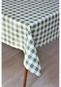 Resim Elyaf Astarlı Silinebilir Muşamba Masa Örtüsü – Pötikare - 107-3 