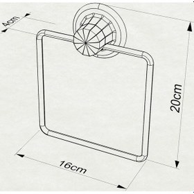 Resim Teknotel Delme Vida Matkap Yok Vakumlu Kare Havluluk Beyaz Dm234 Beyaz 