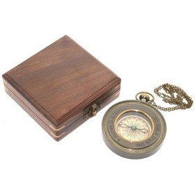 Resim Larimar Ahşap Kutulu Pusula Model 4 - 9085135230462lmr 