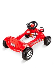 Resim PİLSAN Yılın Ilk Fırsatları - Herby Pedallı Araba Kırmızı - ™ Beyaz At® 