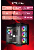 Resim Game Garaj Titan S6 R7-7800X3D 32 GB 1 TB SSD RTX5080 Free Dos Oem Paket Masaüstü Oyuncu Bilgisayarı 