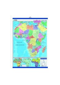 Resim Afrika Siyasi Haritası Kaplamalı 