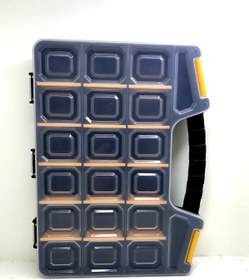 Resim Süper Bag Super Bag Mega Organizer 18 Bölmeli Genişleyebilen Bölme Vida Çivi Balıkçı Çantası Alet Çantası 