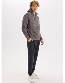 Resim DeFacto Regular Fit Eşofman Altı Cepli Basic Düz Beli Bağcıklı Lastikli Paça D4416AX25SPAR104 