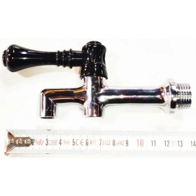 Resim Sern 1/2 arka diş çevirmeli göstergesiz kahveci metal musluk 