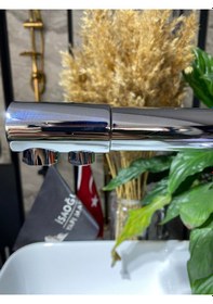 Resim İsaoğlu Yapı Arıtıcılı Mutfak Bataryası 3 Yollu Evye Musluk Arıtmalı Mutfak Musluğu Krom Renk Gümüş 