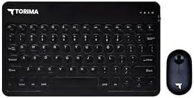 Resim Torima TMK-08 Siyah Kablosuz Bluetooth Klavye Mouse Seti 