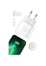 Resim 20W Type C Giriş Hızlı Şarj Başlığı Rx20 