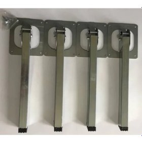 Resim Metal Katlanabilir Sofra Masa Ayağı 70 Cm 4 Adet + Vidaları 