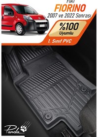 Resim Siyah Fiat Fiorino 2017 - 2022 Arası 4d Havuzlu Paspas Takımı 