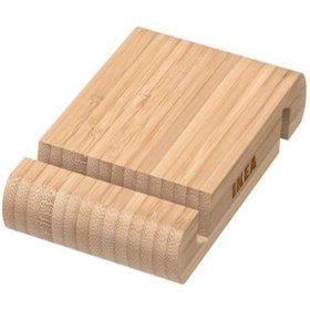 Resim IKEA Bergenes Ahşap Bambu Cep Telefonu Ve Tablet Tutucu Stand 