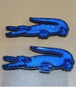 Resim Timsah Şekilli Mavi Renk Reflektör Yapışkanlı 2 Adet Plastik 