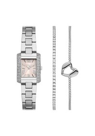 Resim Michael Kors Mk7514set Kadın Kol Saati Ve Bileklik Seti Metalik Gri 