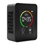 Resim Aek-Tech CO2 Dedektörü Taşınabilir 400-6000 PPM Ev Ofis Sera Hava Kalitesi Ölçüm Cihazı Şarjlı 
