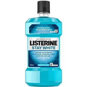 Resim Listerine Stay White Serinletici Ağız Bakım Suyu 500 ml 