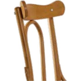 Resim Bengimobilya Sandalye Zus251 Oval Çıta Sırtlık Model Açık Ceviz Renk Yuvarlak 