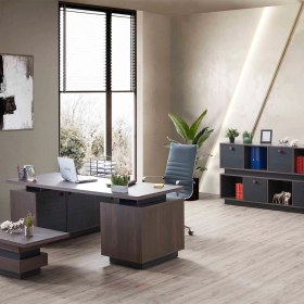 Resim İyena Home Living Edessa Ofis Makam Takımı 