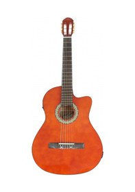 Resim Almira Mg917ce-wa Elektro Klasik Gitar - Naturel Orta Seviye - Cutaway Ceviz Rengi Walnut Bitiş, Sıcak Akustik Tını, Eşikaltı Manyetik Sistemi Uyum: Sahne Ve Pratik Kullanımı 