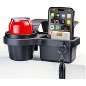 Resim Dashanshop Black 1 Kapı Askılı Saklama Kutusu - Bardaklık Telefon Cebi Kart Cebi Pratik 