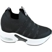 Resim Guja 24Y300-4 Gizli Dolgu Taşlı Triko Kadın Spor Ayakkabı 