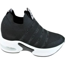 Resim Guja 24Y300-4 Gizli Dolgu Taşlı Triko Kadın Spor Ayakkabı 