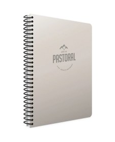 Resim Orta Boy Pastoral 96yaprak Kareli Defter Gri 