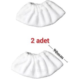 Resim Mediterian Buharlı temizleyici uyumlu mikrofiber yedek paspas bezi, hijyen ve temizlik için ideal 